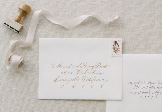 Anatomy of a Wedding Envelope | Calligraphy