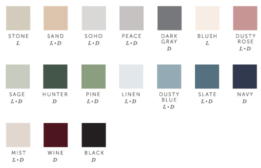 Paper Color Options Digital