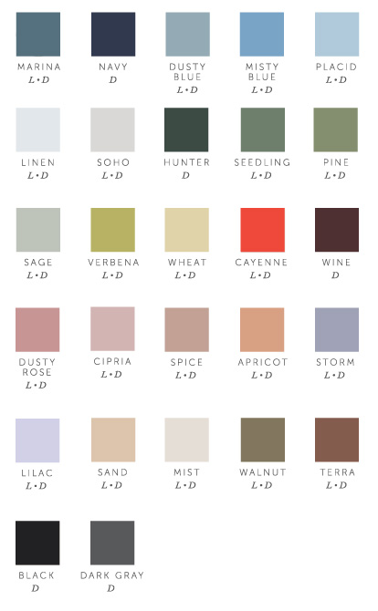 Ink Selection | Over 40 options