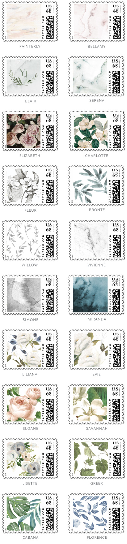 Custom Zazzle Stamp Options