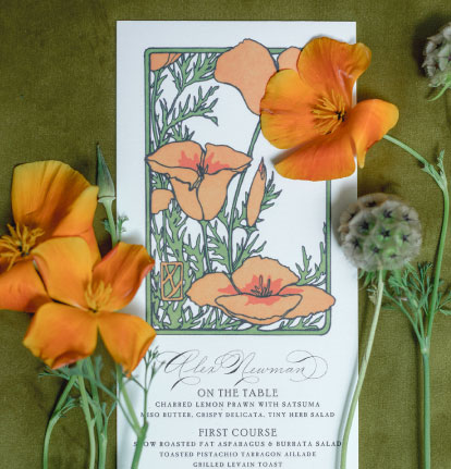 Custom Letterpress Invitation | Classic, Elegent, Romantic