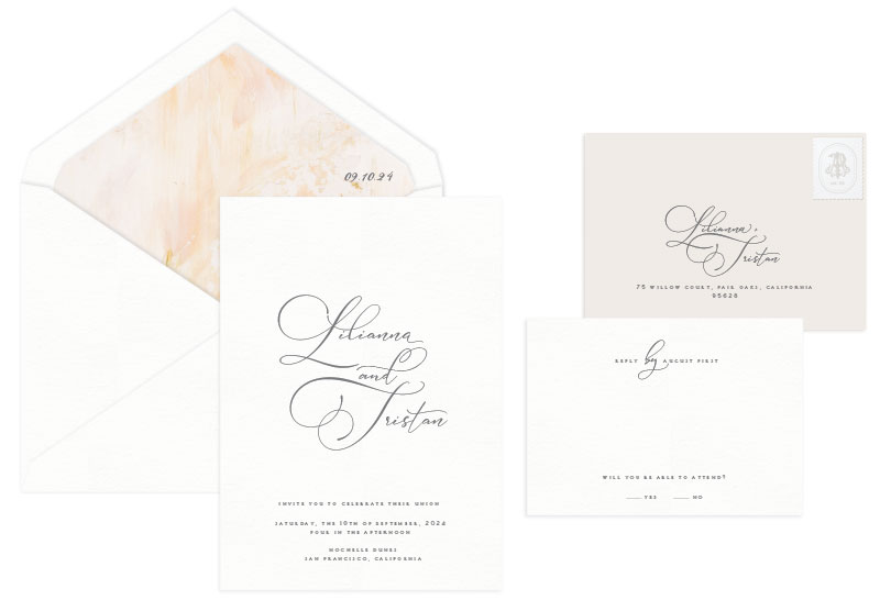 Ace Letterpress Invitation Design